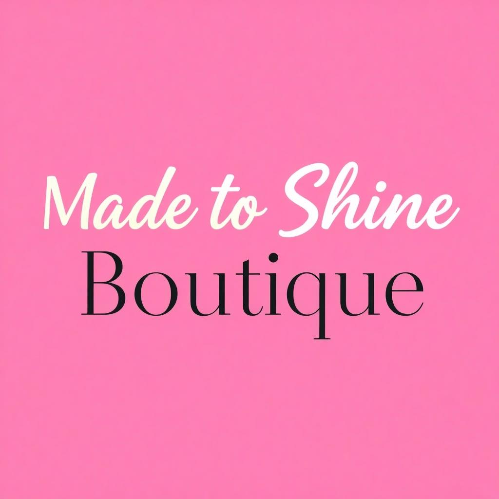 Made to Shine Boutique✨
– Made to Shine Boutique ✨
