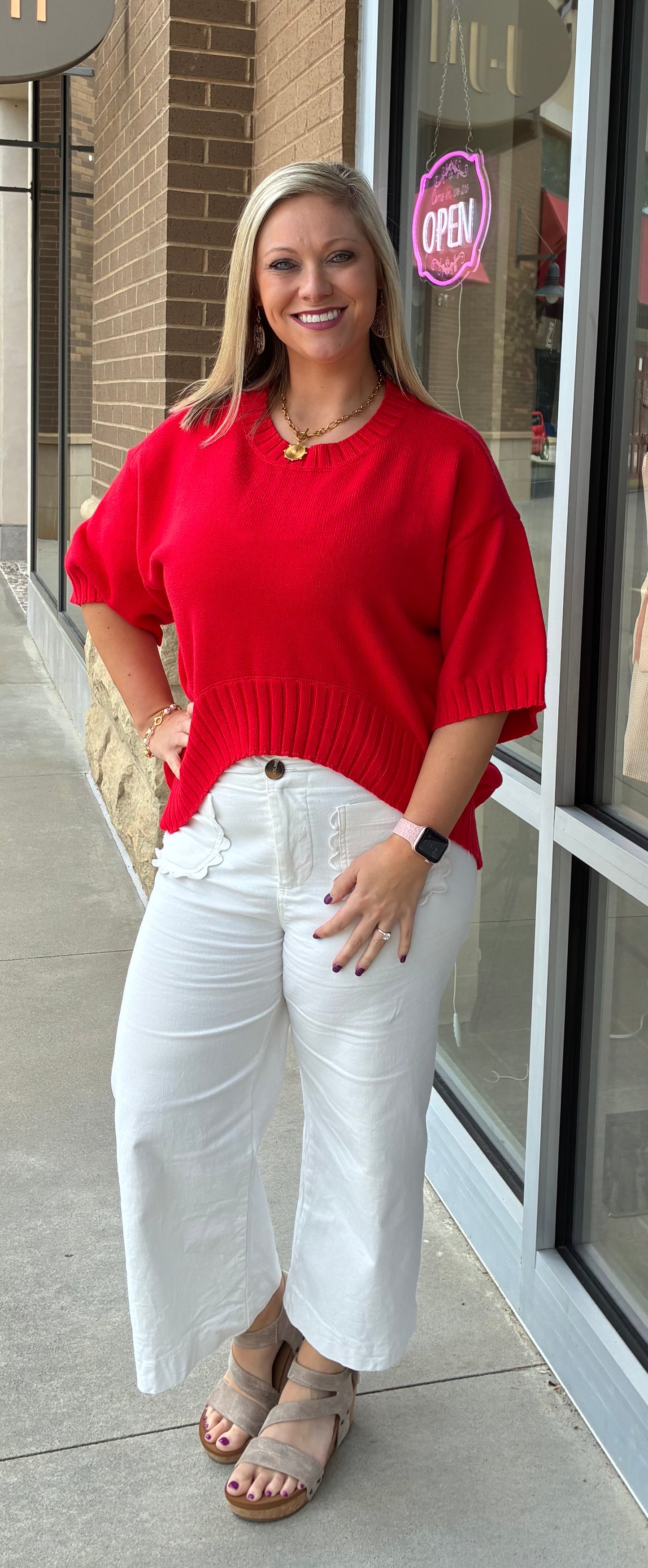 Red Sweater
