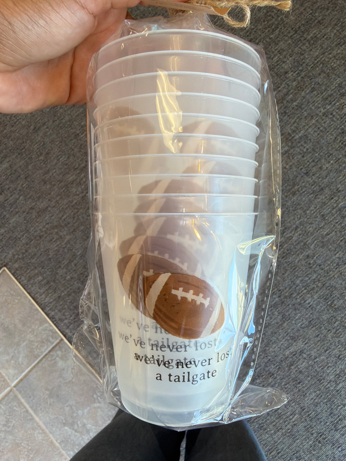 Football Party cups