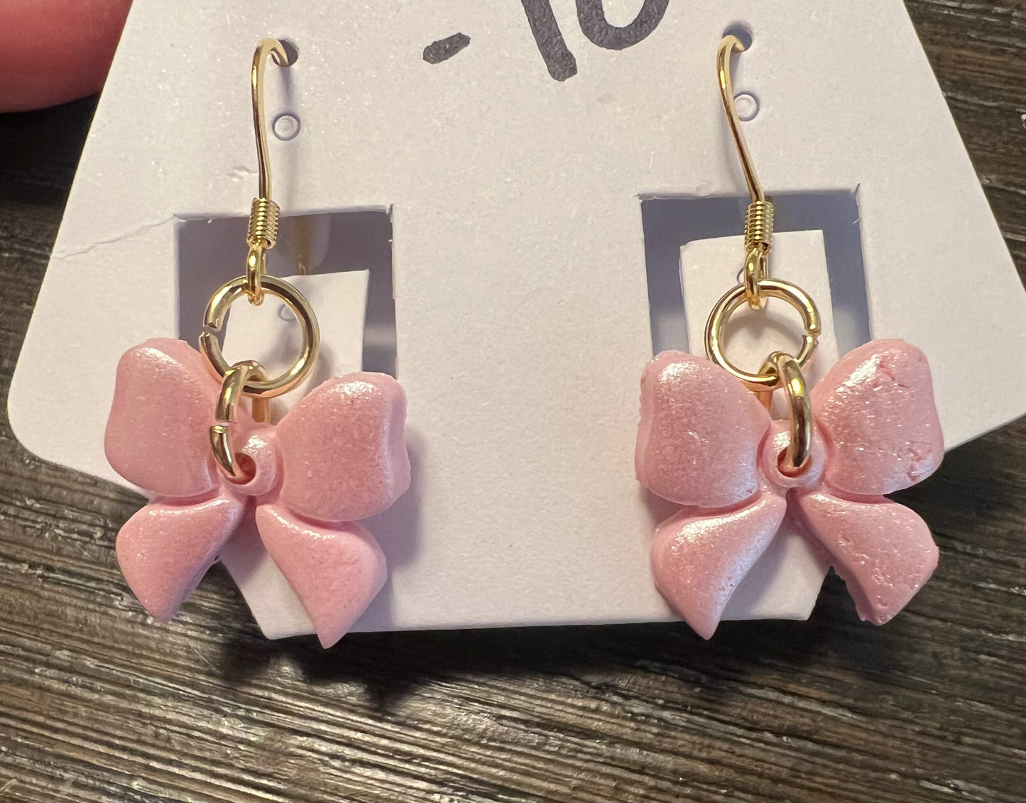 Light Pink Shimmer Bows