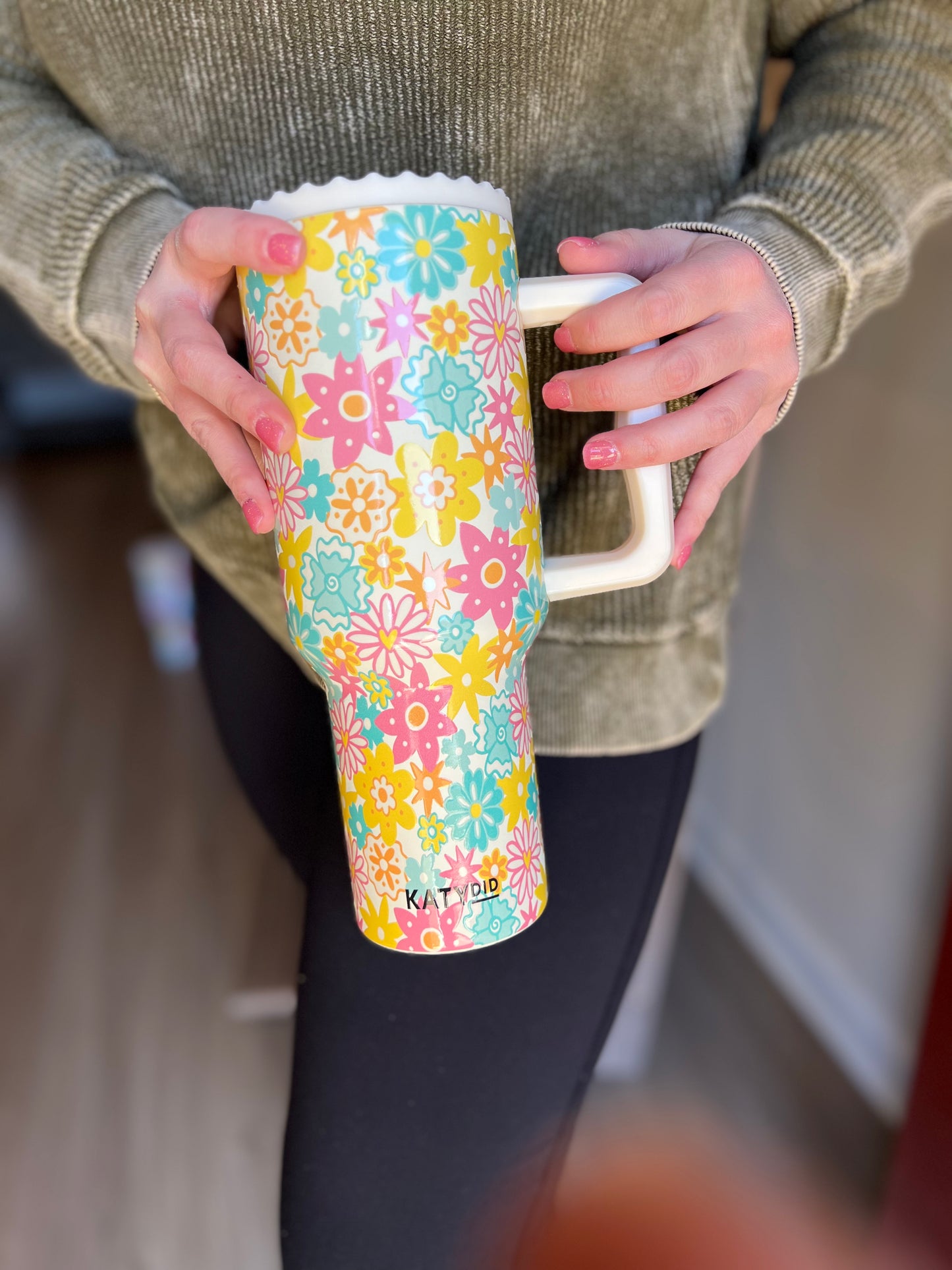 40 oz Flower Mix Tumbler