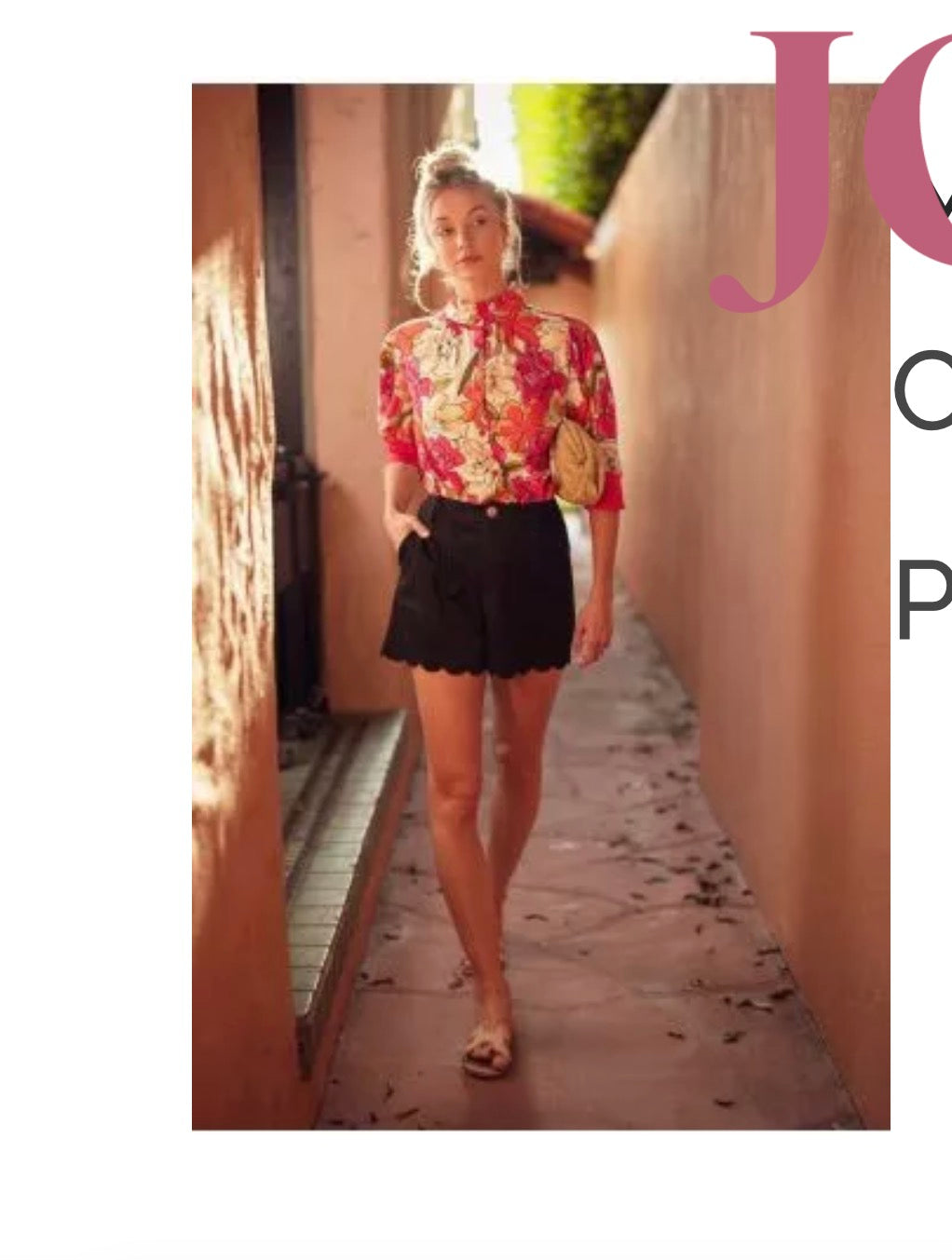Black Scallop Detail Shorts