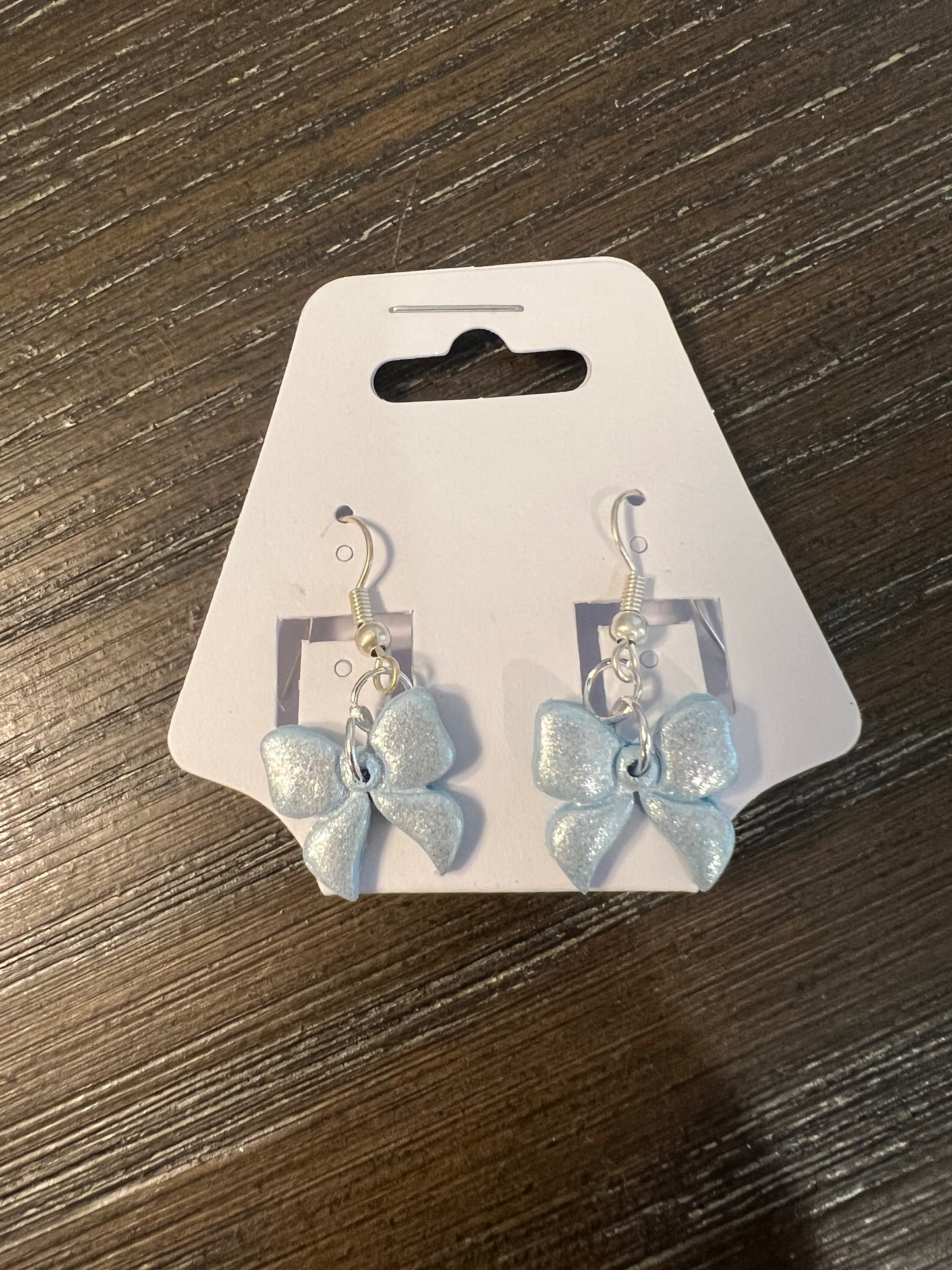 Baby Blue Shimmer Bows