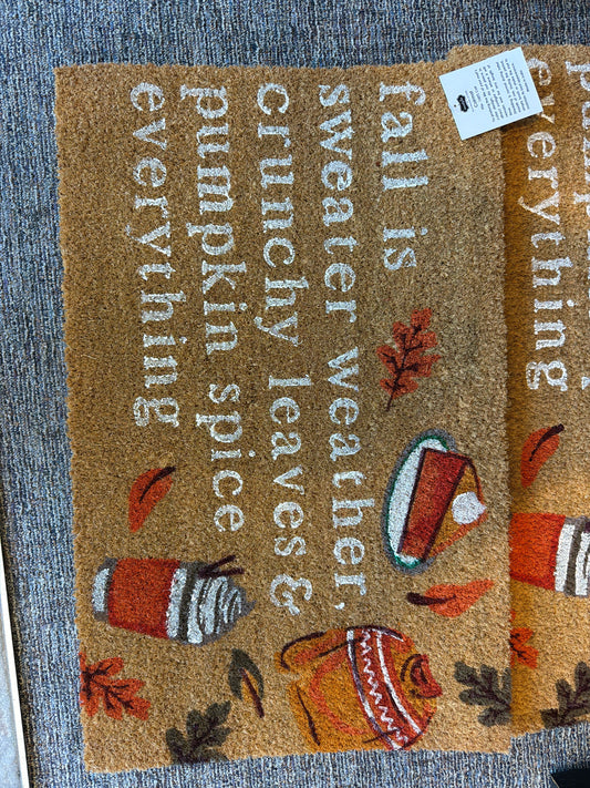 Fall doormat