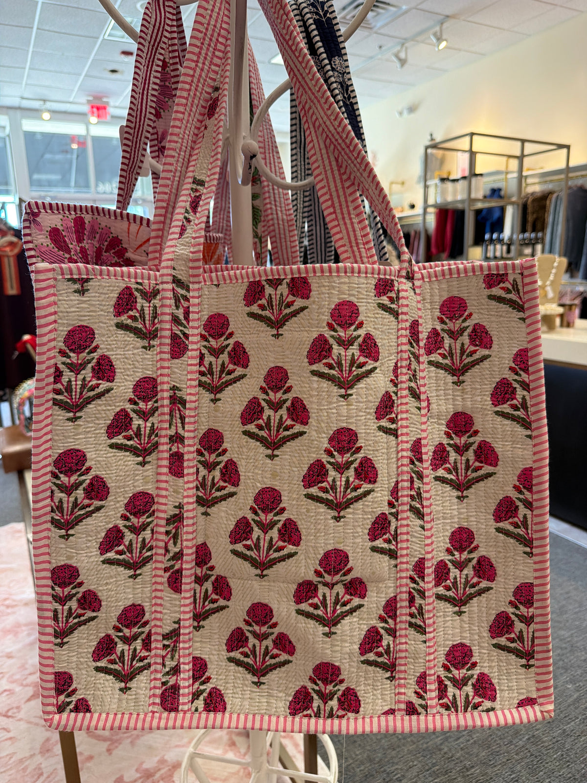 Large quilted bag