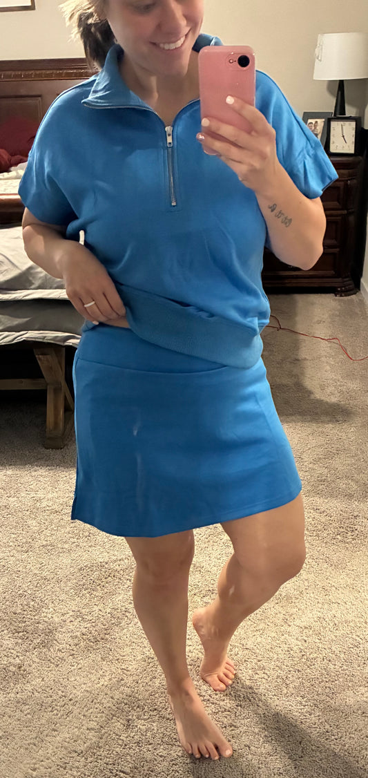 Blue Skort Scuba Set