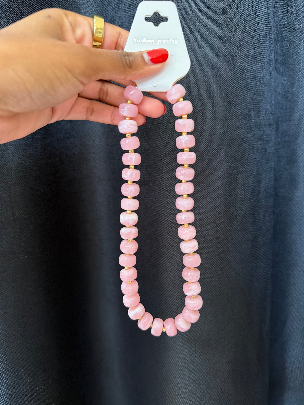 Large beaded necklace