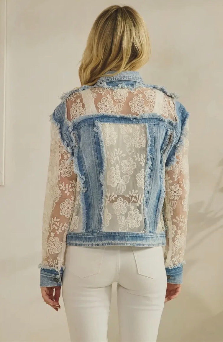 Denim & Lace Jacket