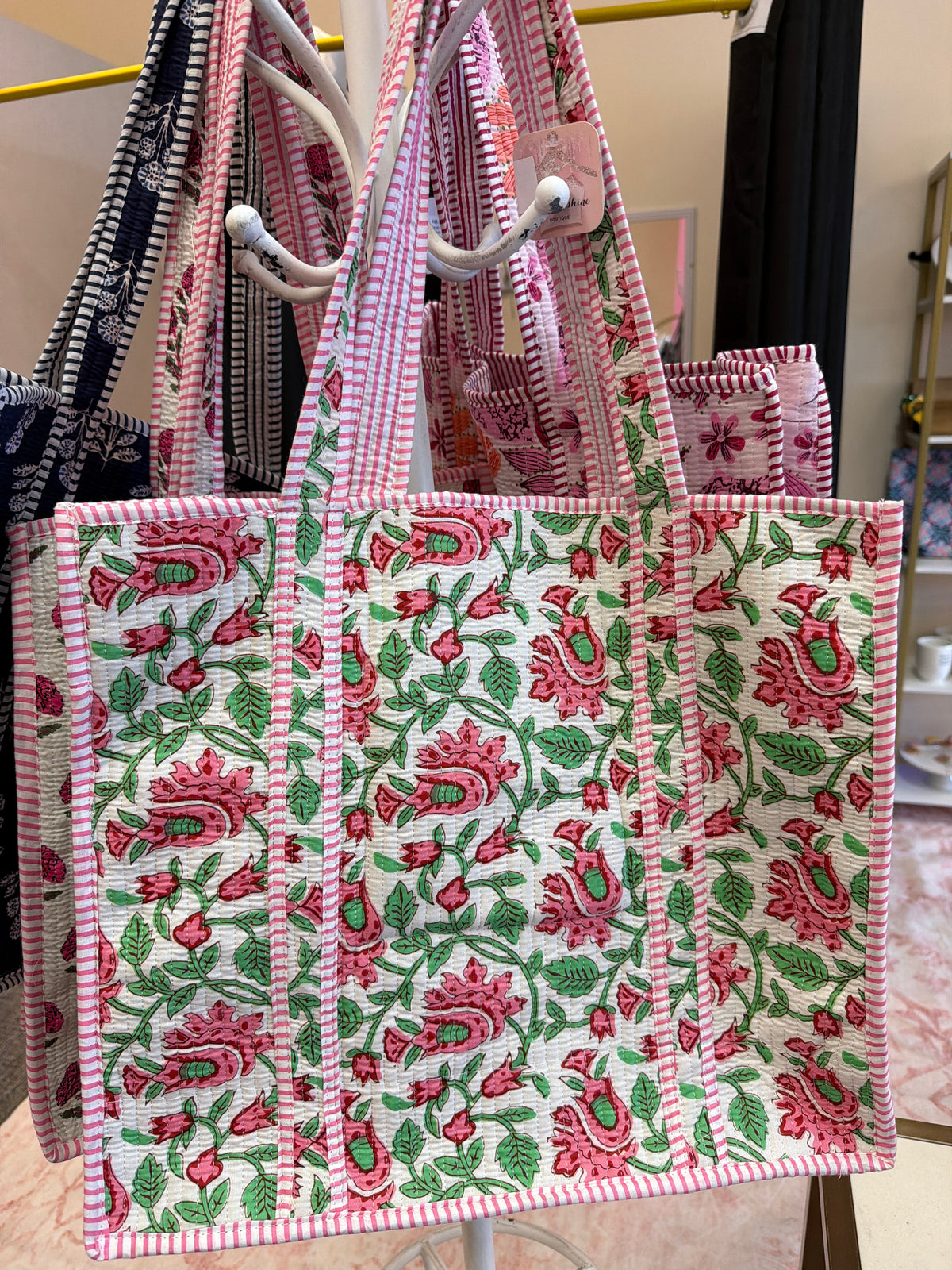 Large quilted bag