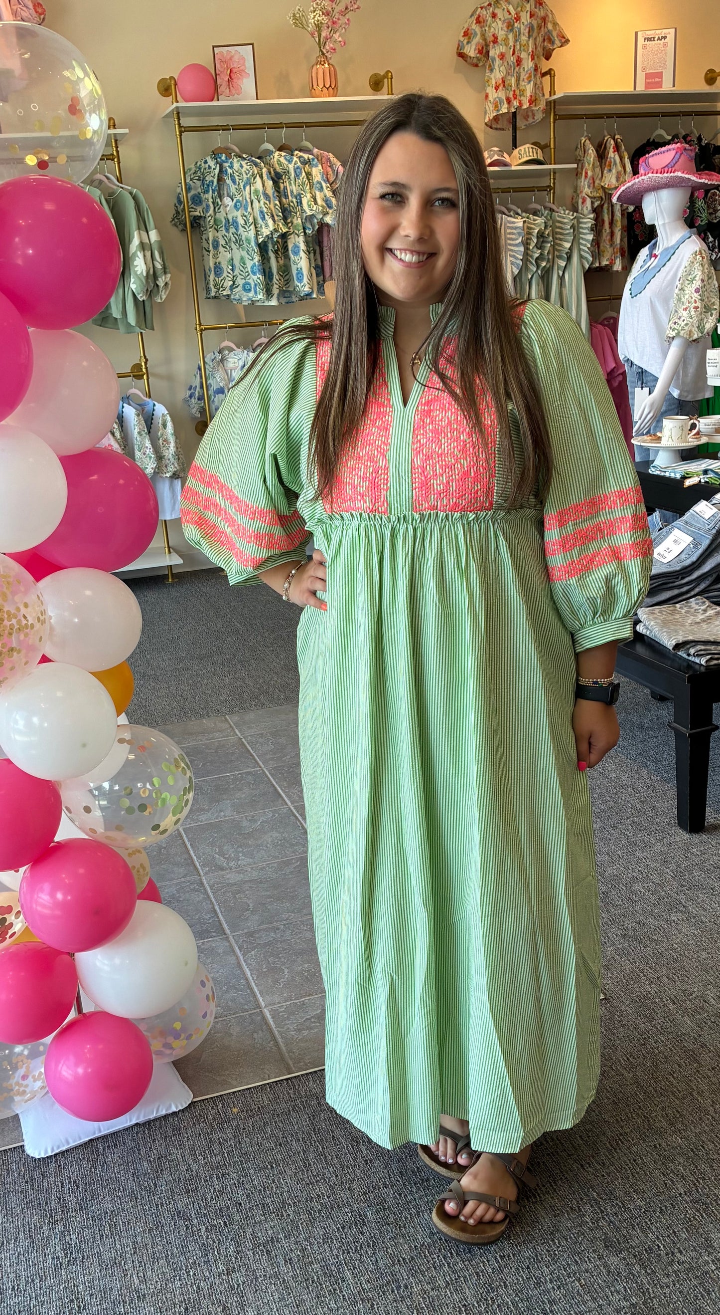 Lime & Peach Maxi by Jodifl