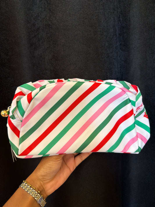 Candy Stripes Zip Pouch