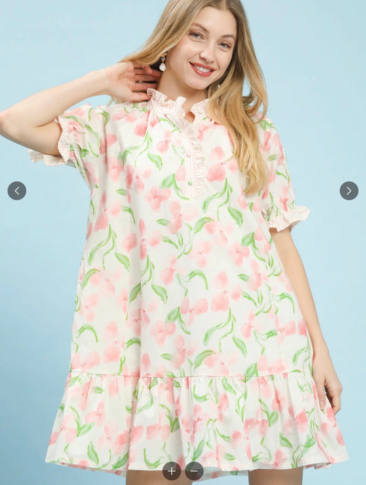 Umgee peach dress