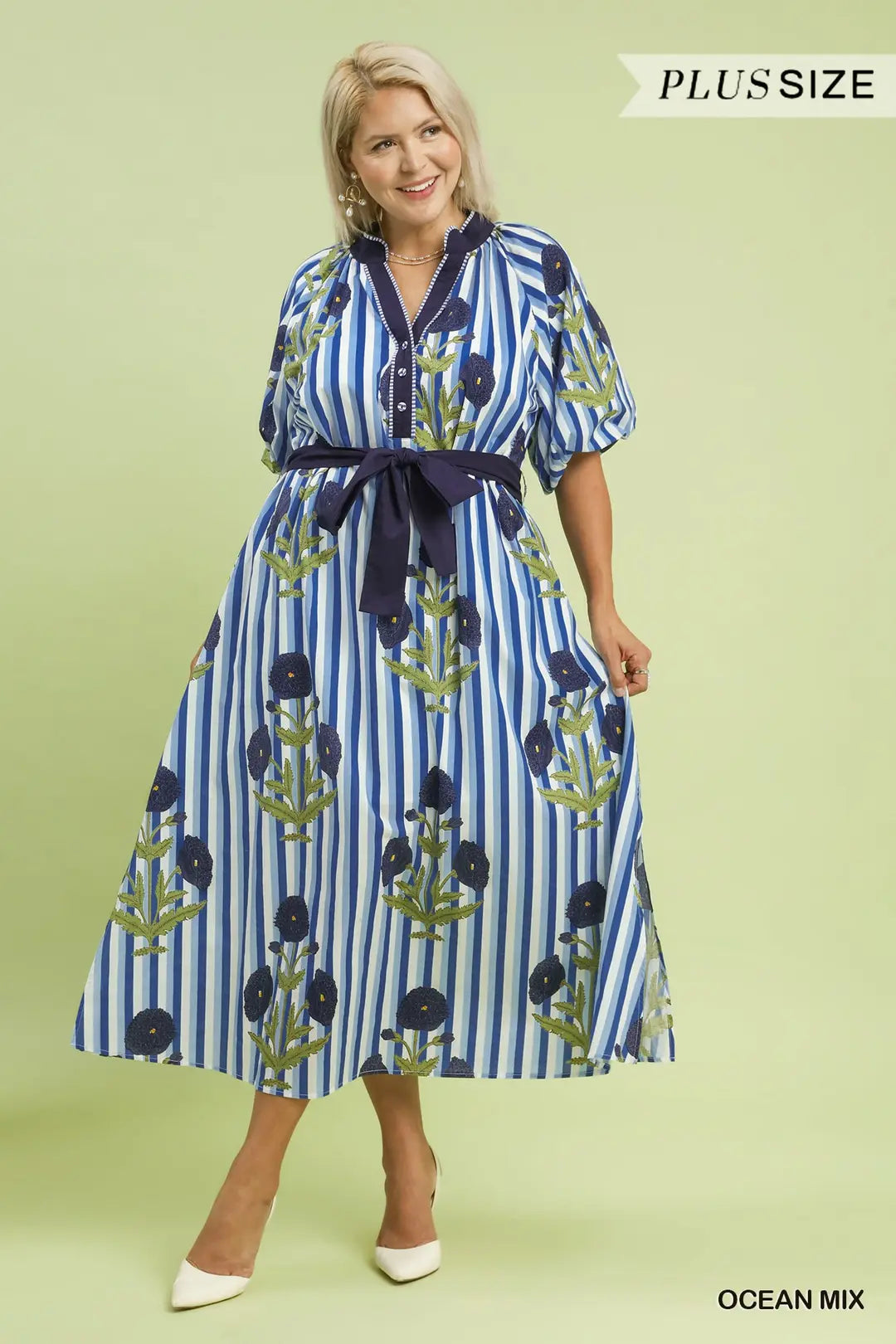 Navy Maxi with Tie PLUS