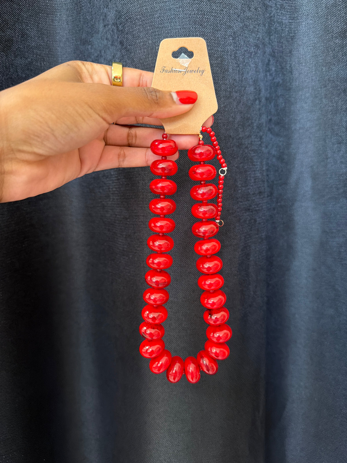 Large beaded necklace