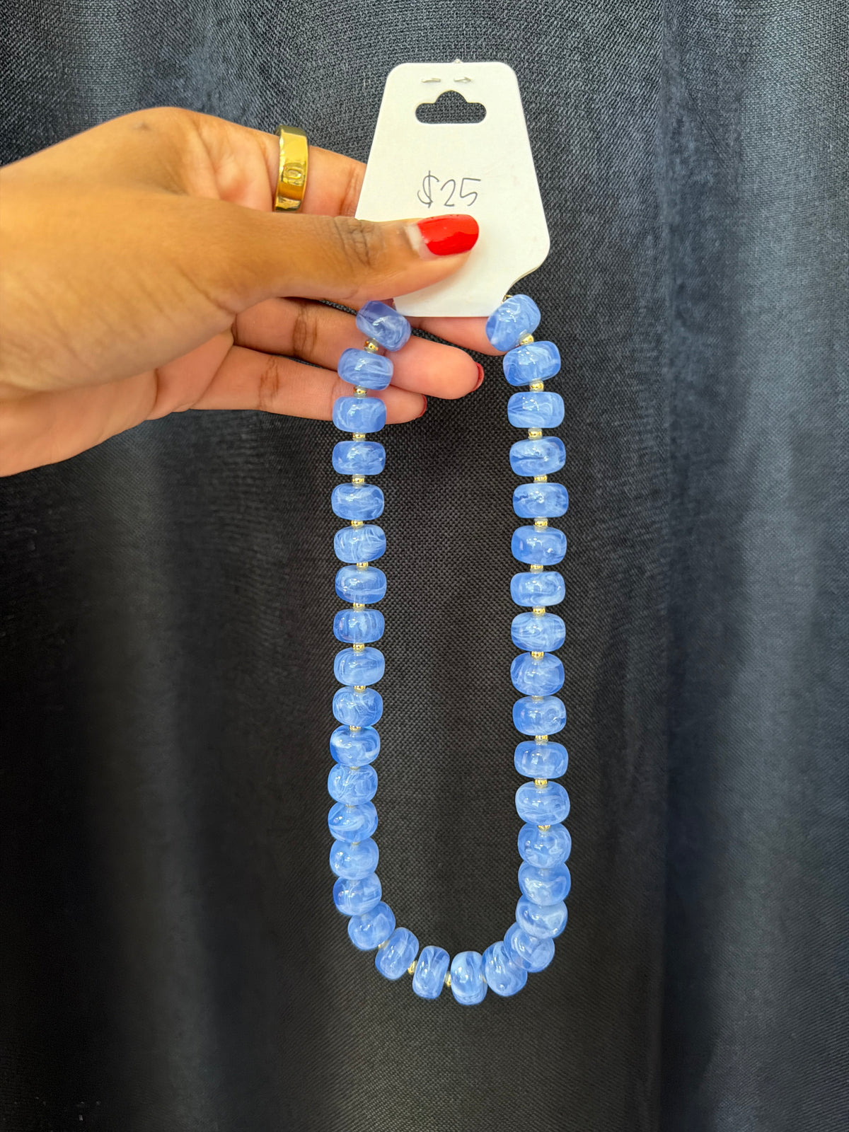 Large beaded necklace