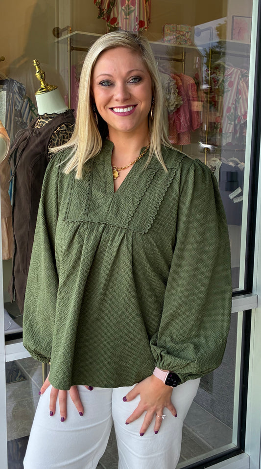 Green Seer Sucker