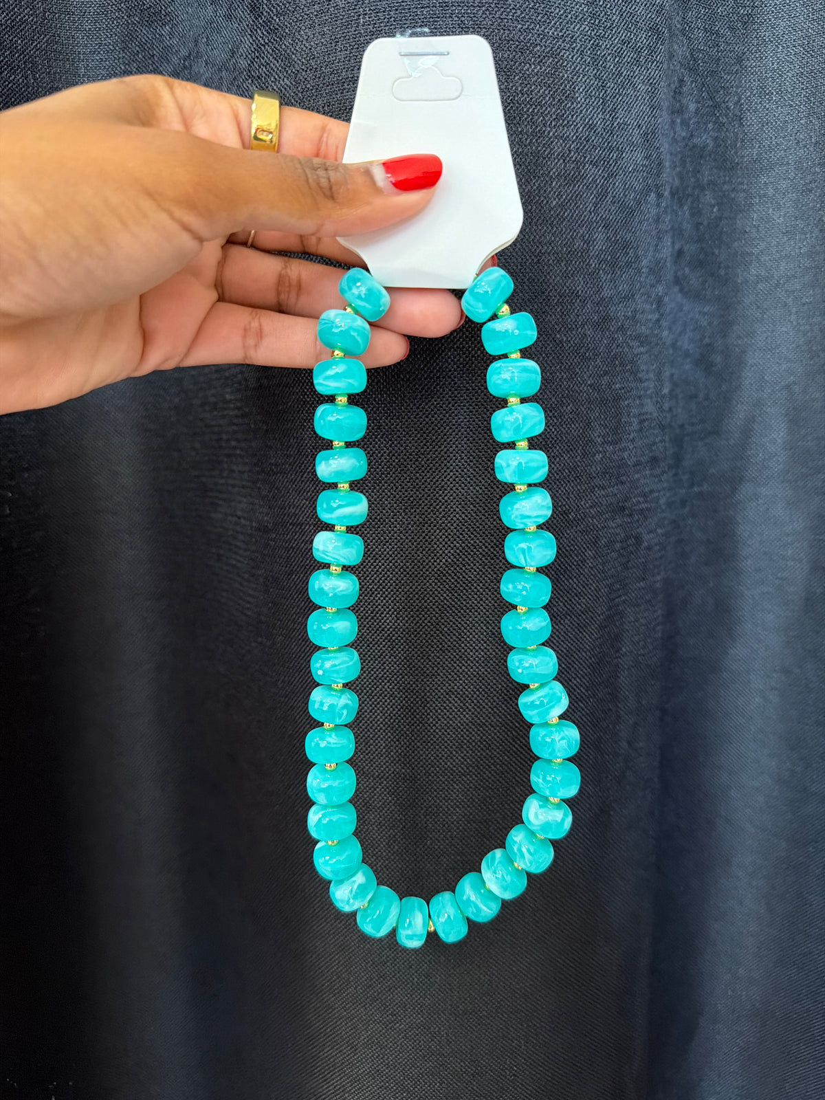 Large beaded necklace