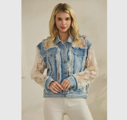 Denim & Lace Jacket