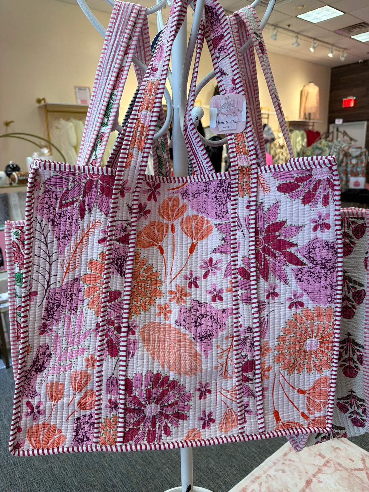 Large quilted bag