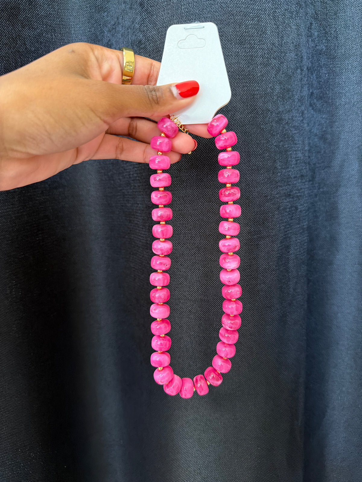 Large beaded necklace