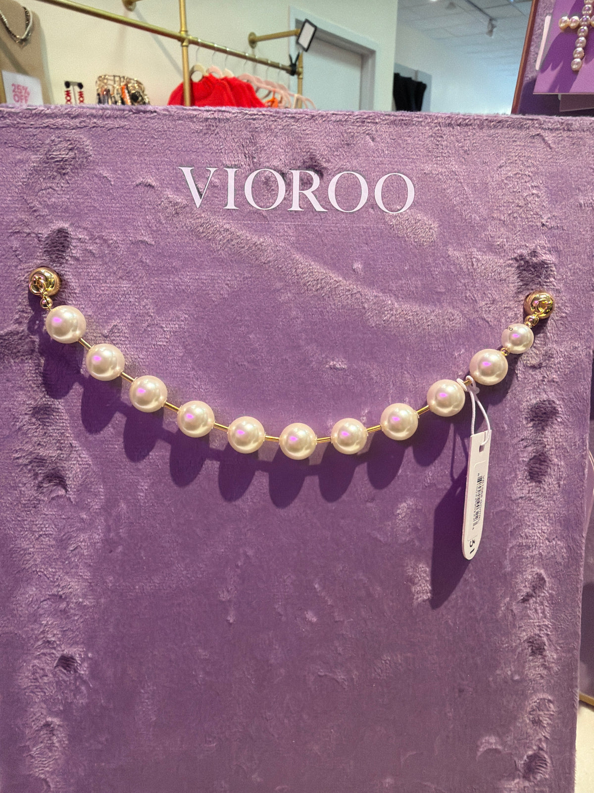 Vioroo Classic Pearl Bracelet- Magnetic, Waterproof