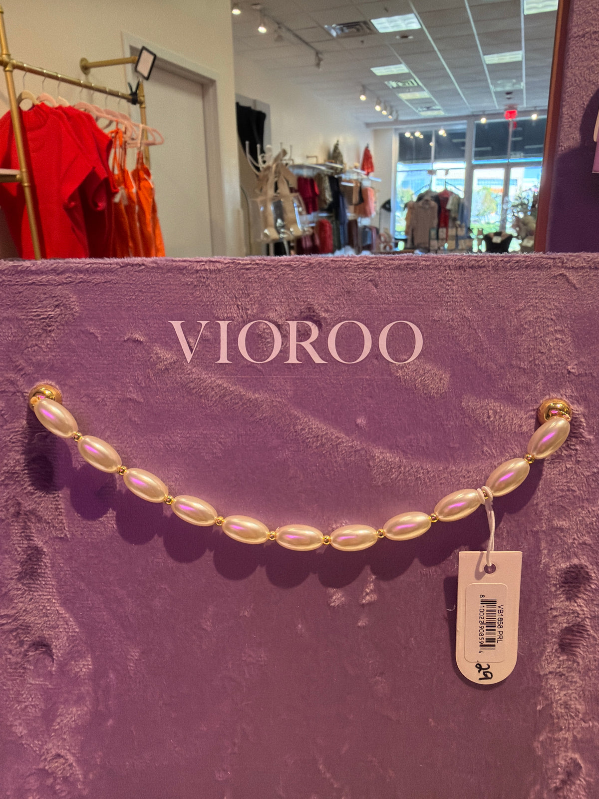 Vioroo Oval Pearl Bracelet - Magnetic, Waterproof