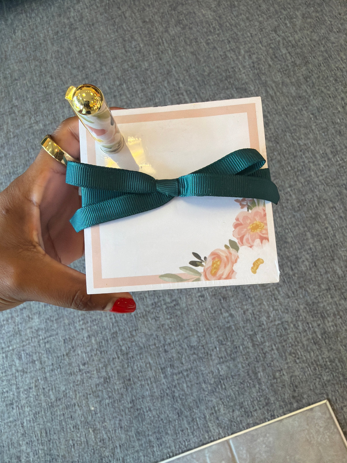 Note Block with Pen