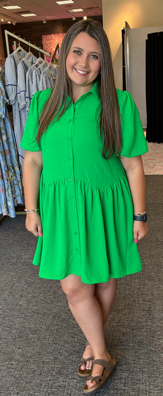Kelly Green Dress