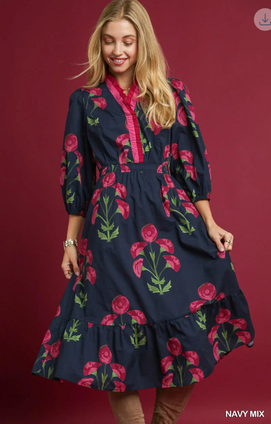 UMGEE Open Collar Maxi