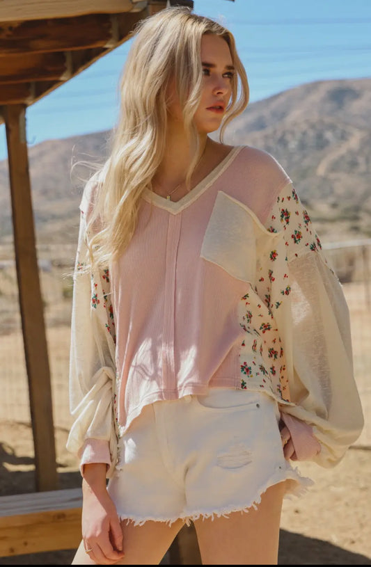 Oversized Patchwork Sweater