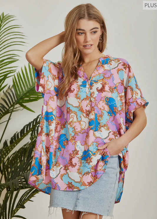 PLUS SIZE Oversized Top