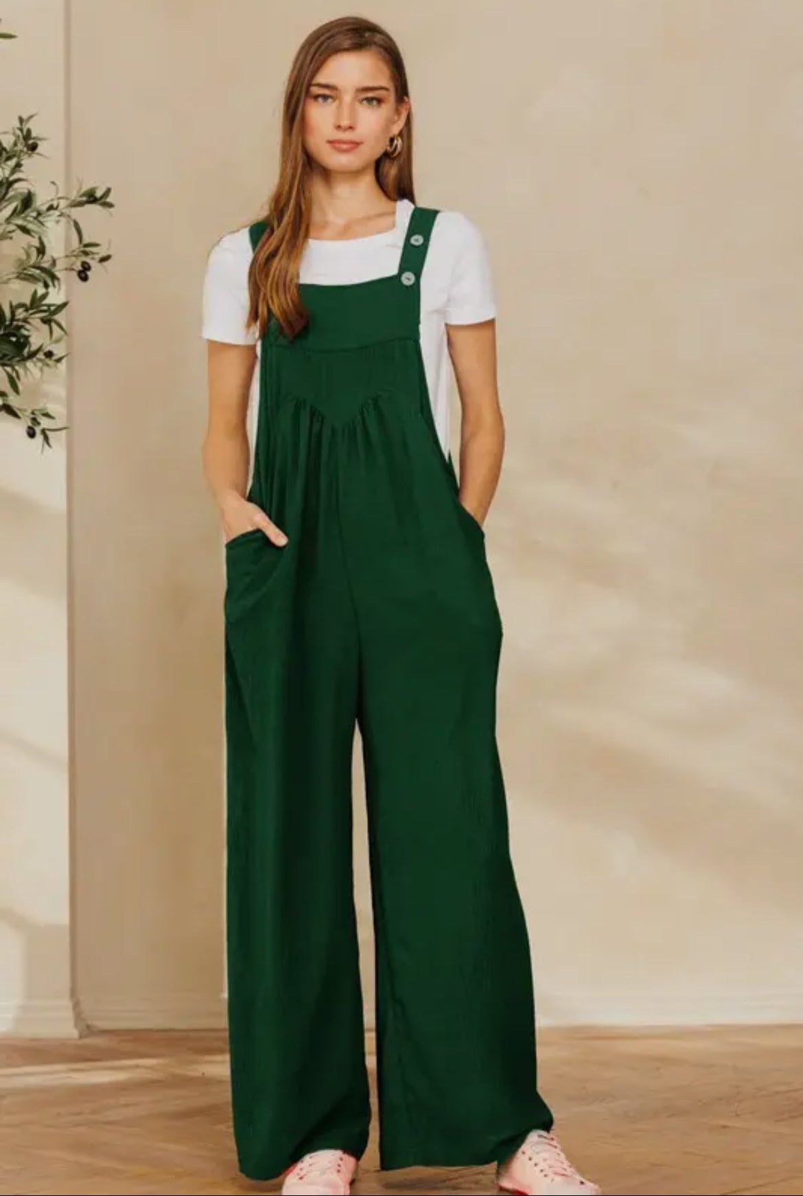 Hunter Green Jumpsuit