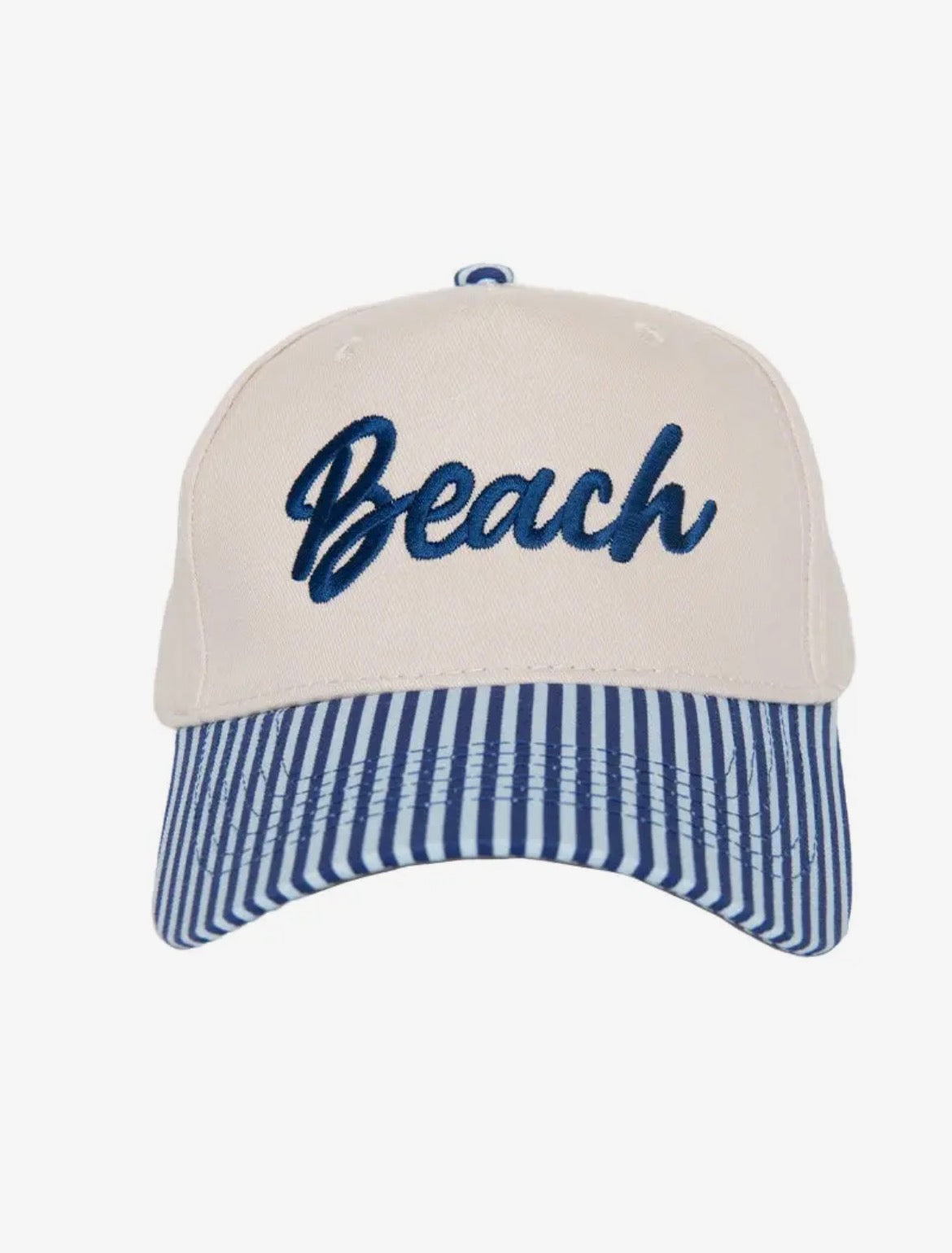 Beach- Light Blue/Navy Striped