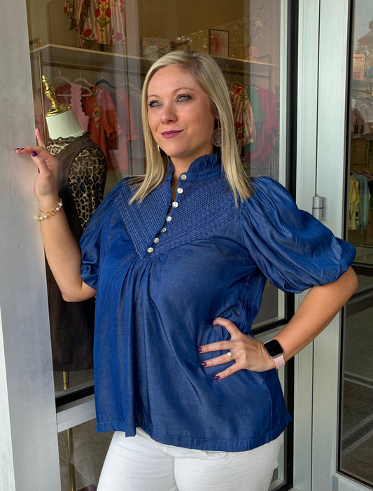 Denim Button Down