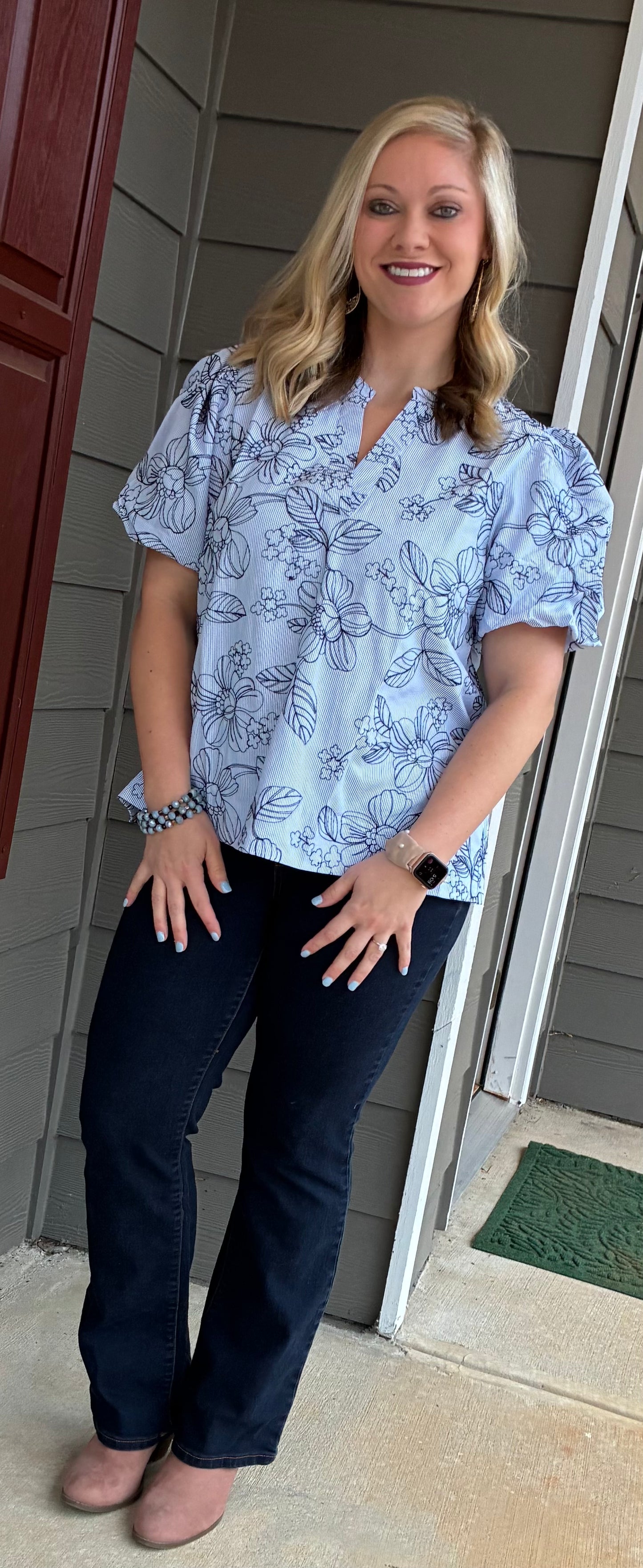 Umgee Embroidered Top