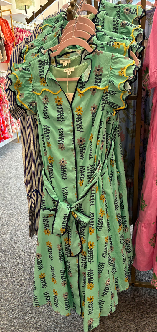 Teal Jodifl dress