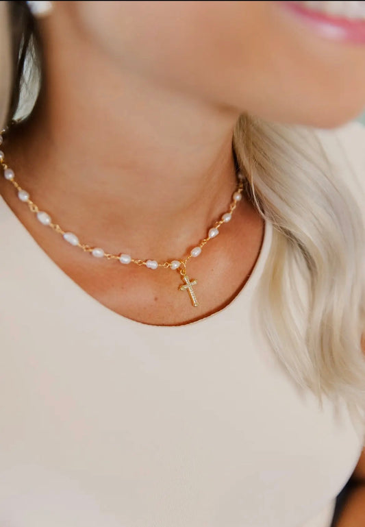 Jacee Cross Necklace