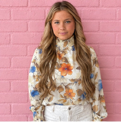 Floral long sleeve