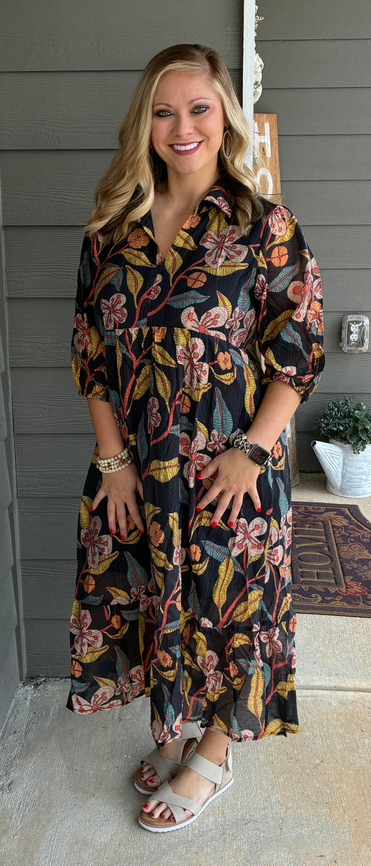 UMGEE Mixed Floral Maxi