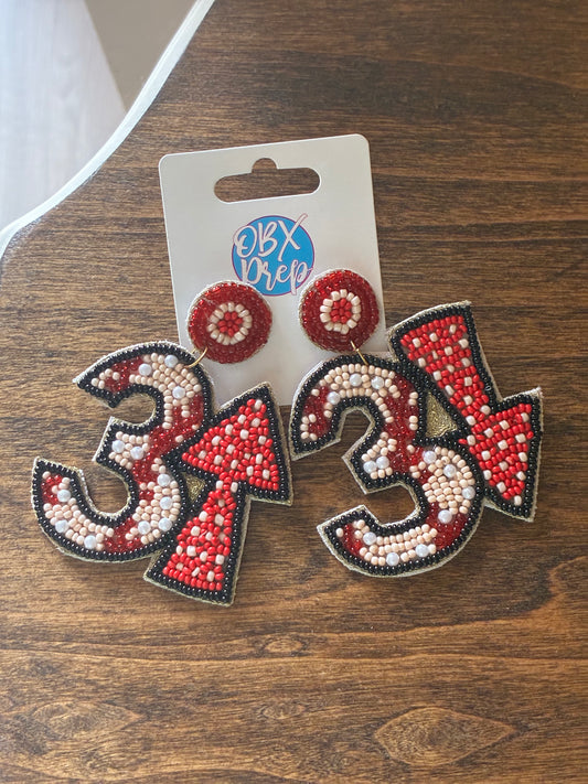 3 up/ 3 down Earrings