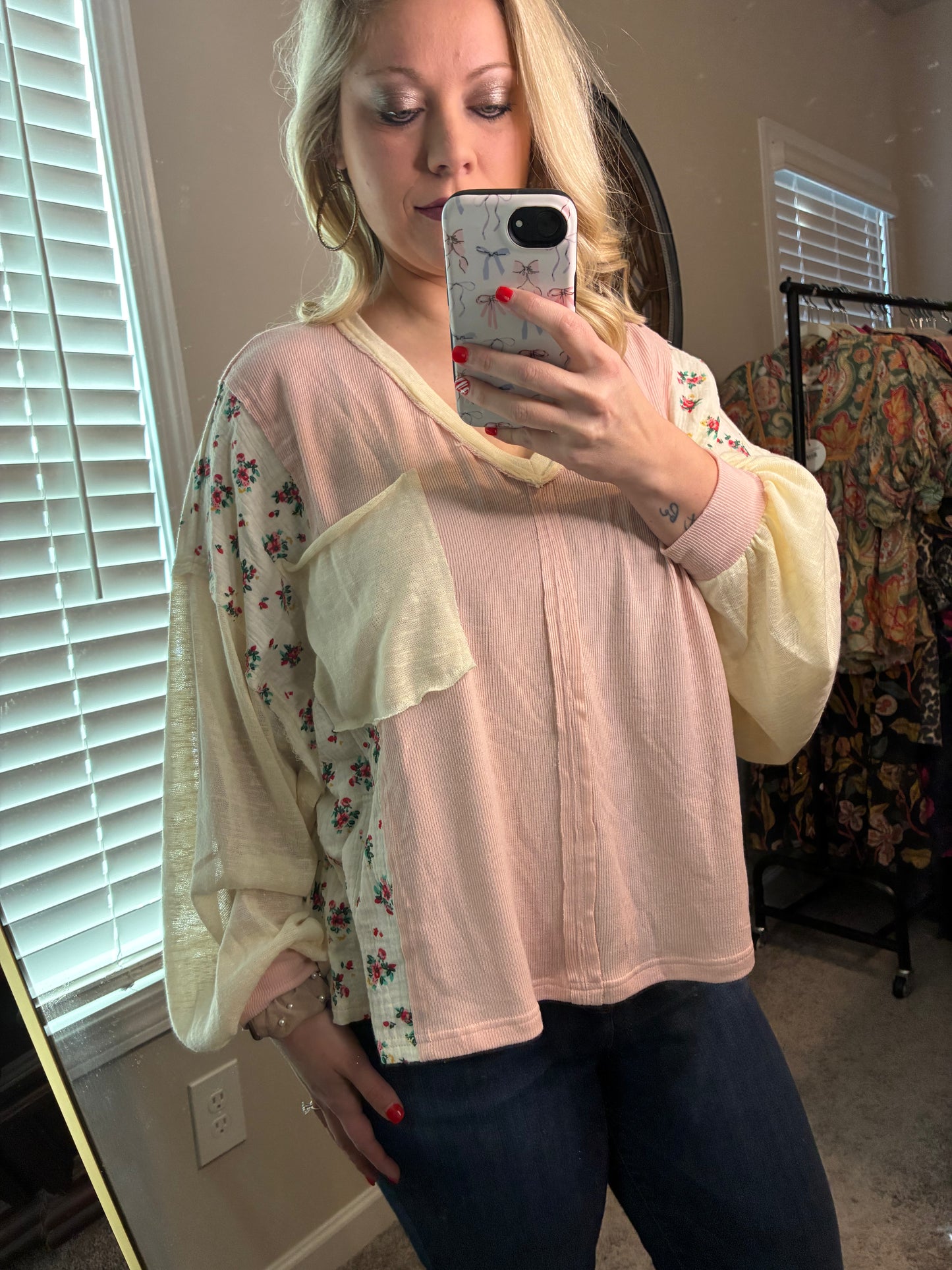 Oversized Patchwork Sweater