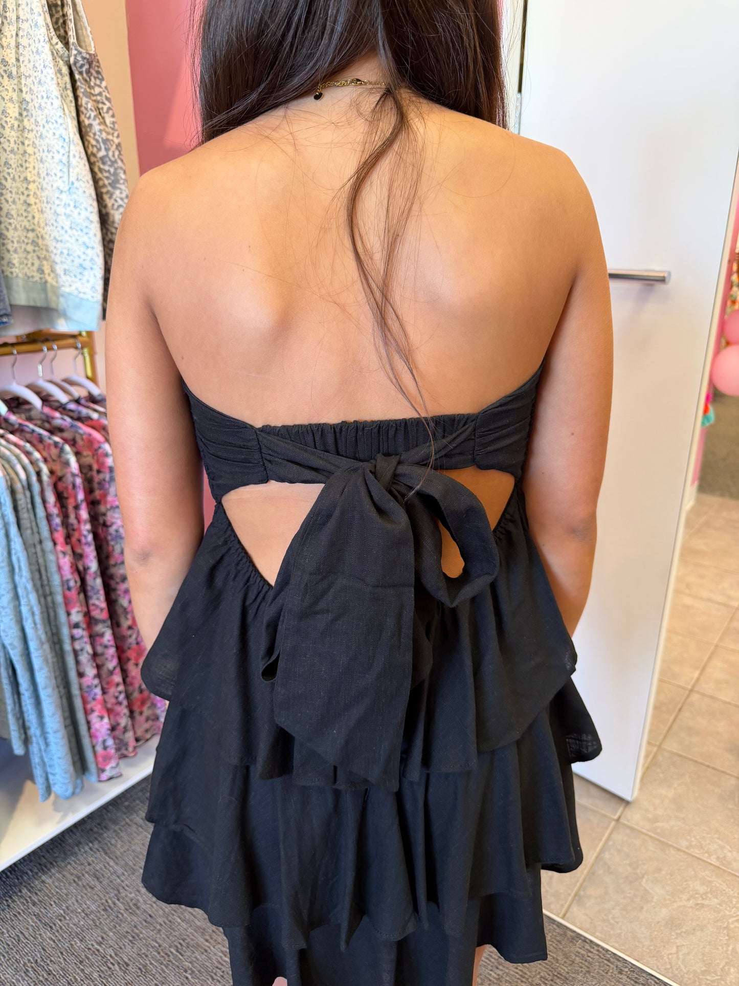 Strapless Babydoll Dress