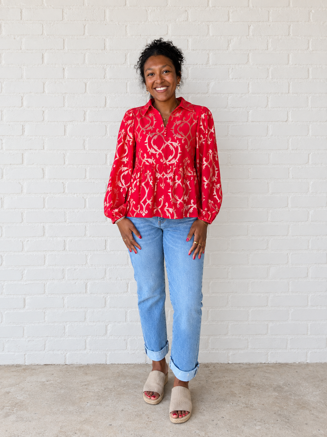 Red & Gold Top