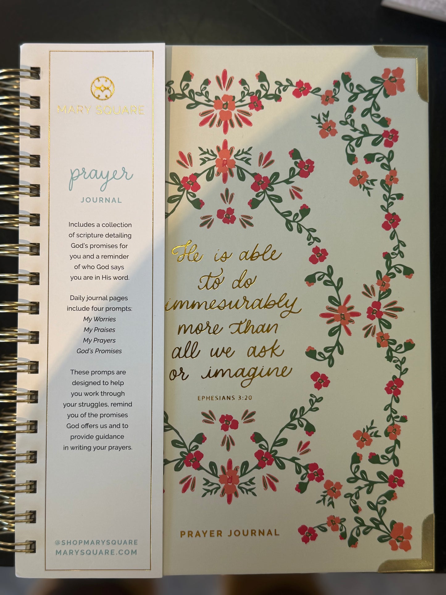 Mary Square prayer journal
