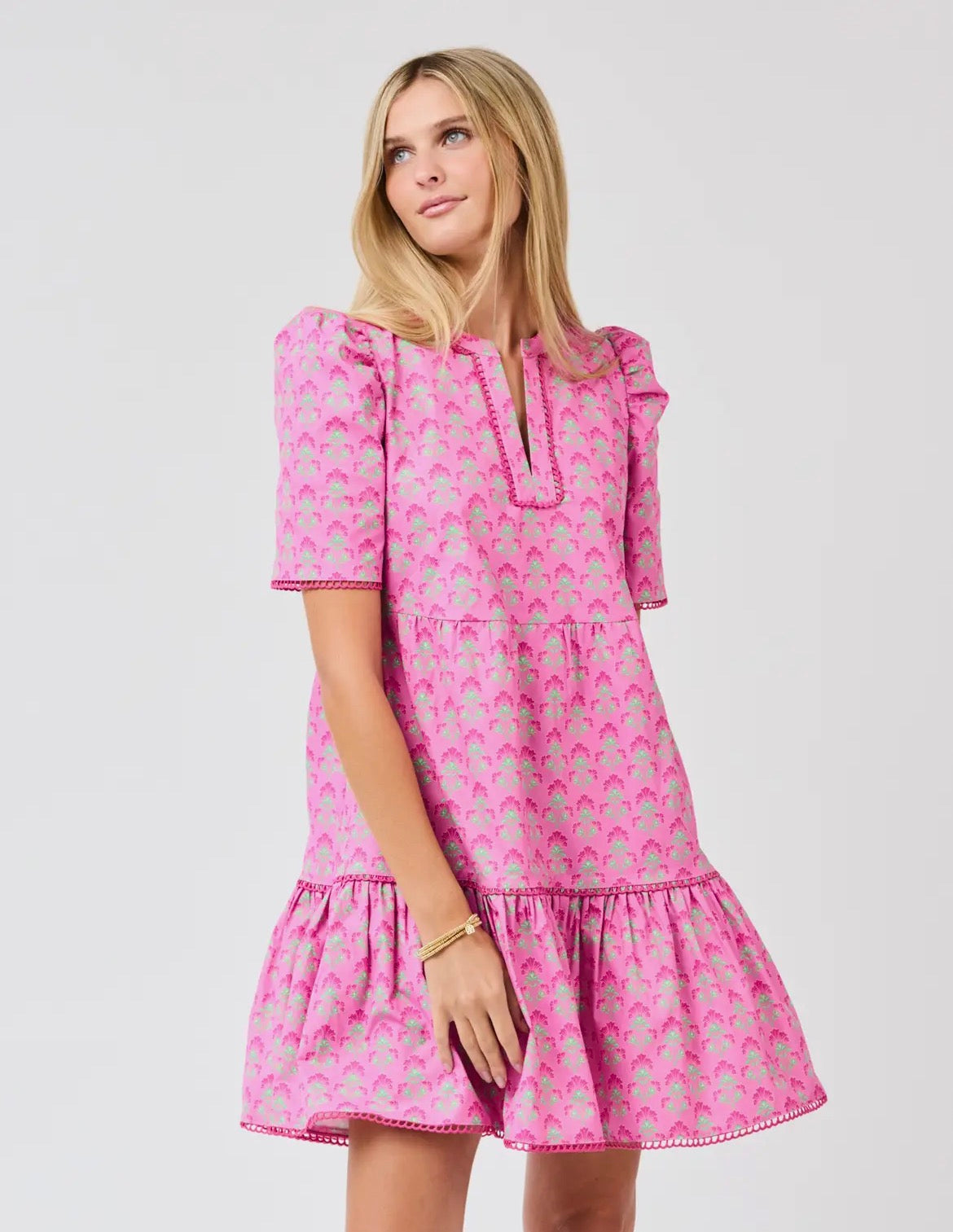 Fuscia Dress by Mary Square