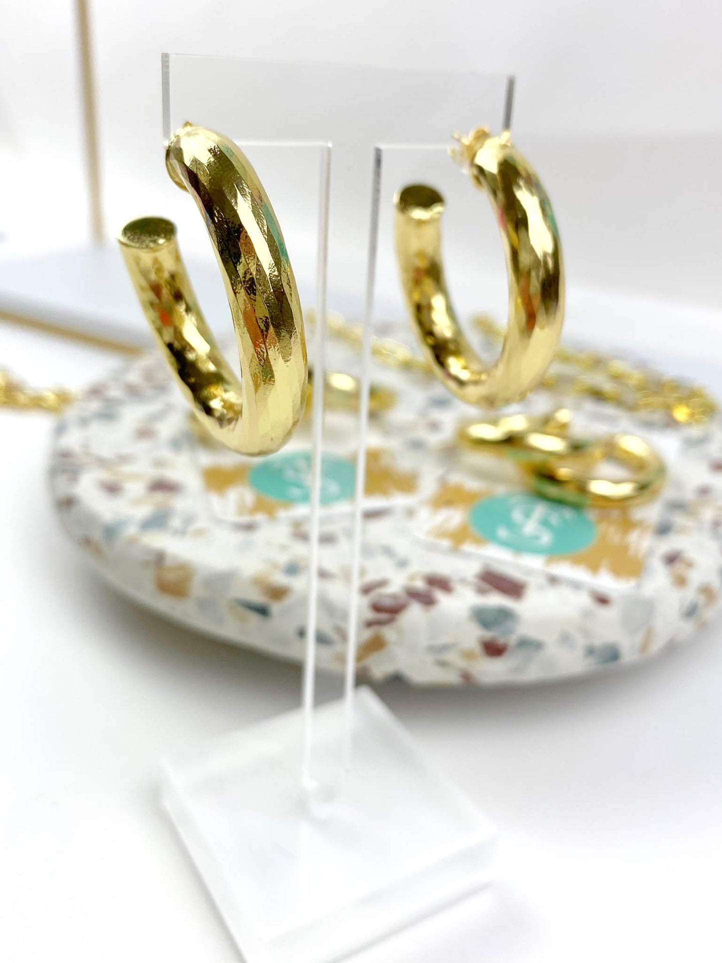 Taylor Shaye Designs - Raya Hoops: Large