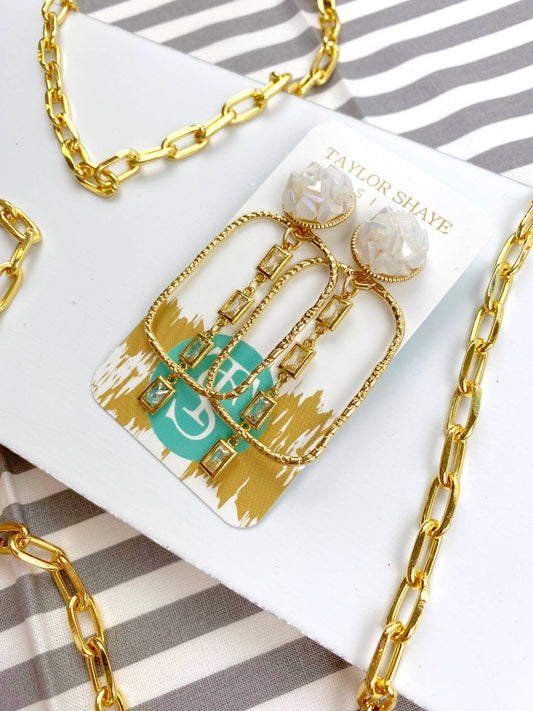 Taylor Shaye Designs - Hannah CZ Hoops