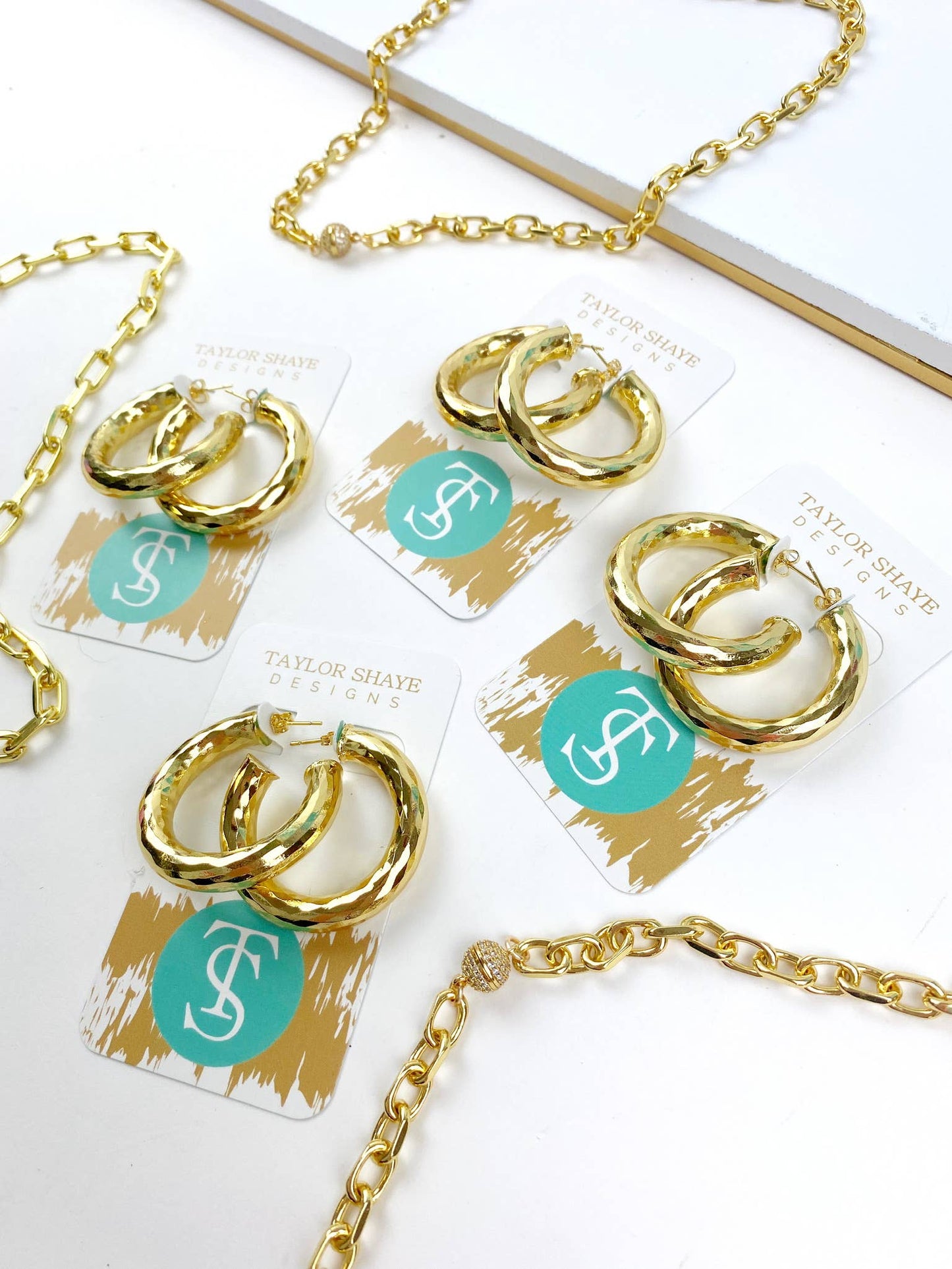 Taylor Shaye Designs - Raya Hoops: Large