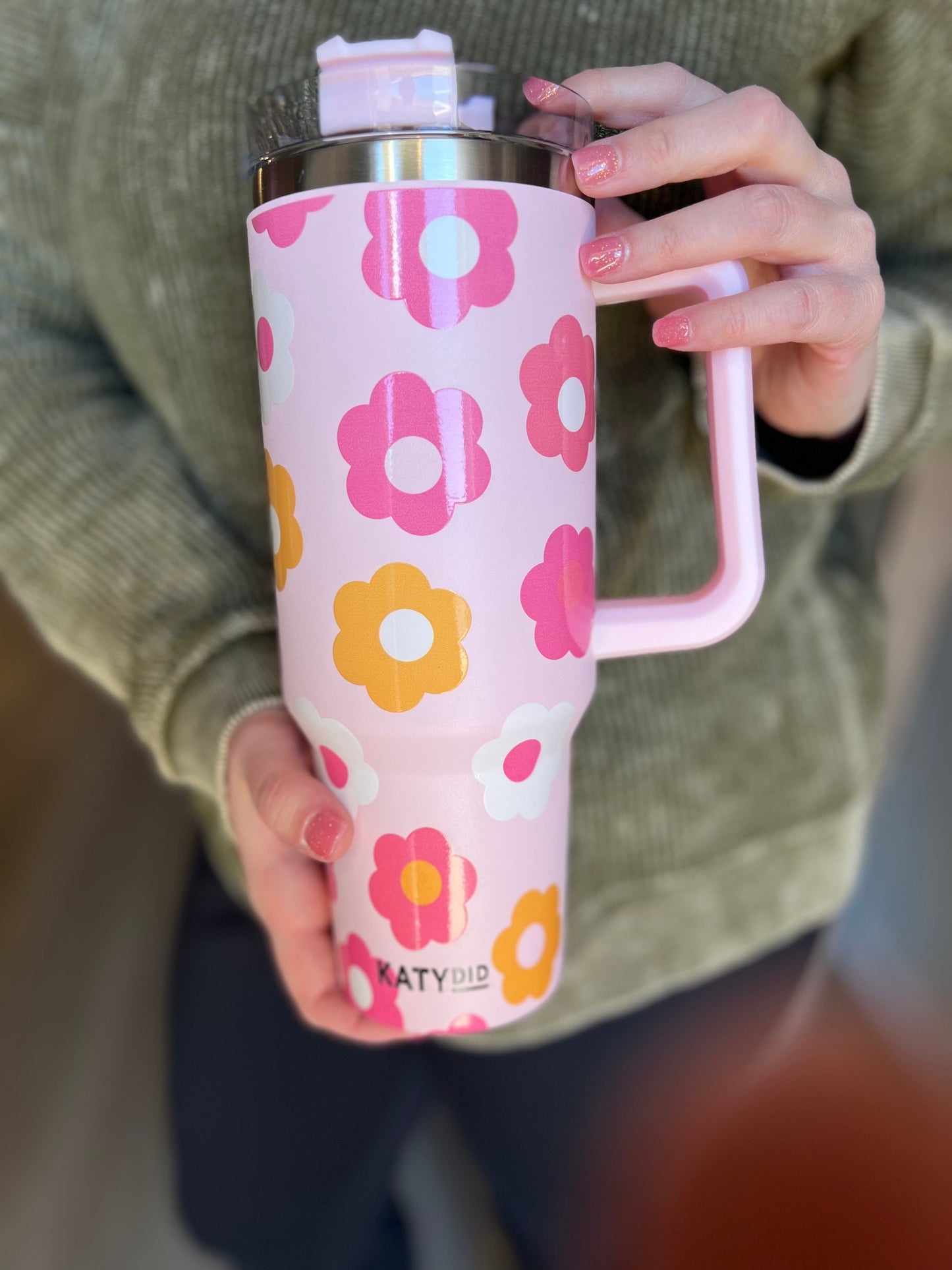 40 oz Flower Tumbler